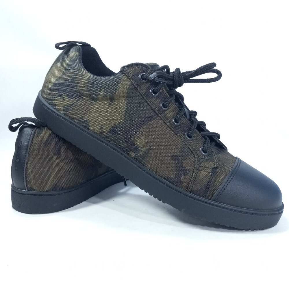 Woobies Army Green Jungle Camo MOD-1 Men 9.5 2E Tennis Shoe Lace-up Footwear